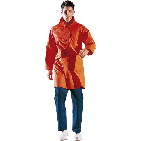 SIR SAFETY SYSTEM SUN CITY Manteau de pluie imperméable orange haute visibilité Taille XXL