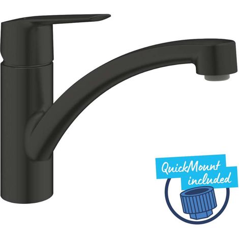 Grohe QuickFix Start - Spültischarmatur, schwarz matt 305302432 (1/5)