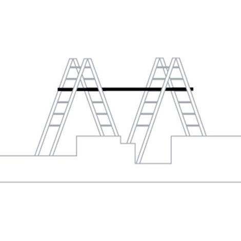 Kit piattaforma 2x7 pioli - Altezza massima lavoro 2.30m - 412314/686602