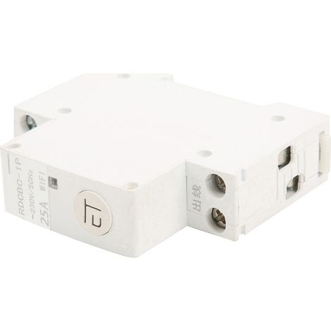 Disjoncteur intelligent WiFi 1P AC230V IP20, interrupteur de contrôle à distance pour coffret de distribution, commande à distance via application, protection surcharge et court-circuit, 1 module. (1/5)