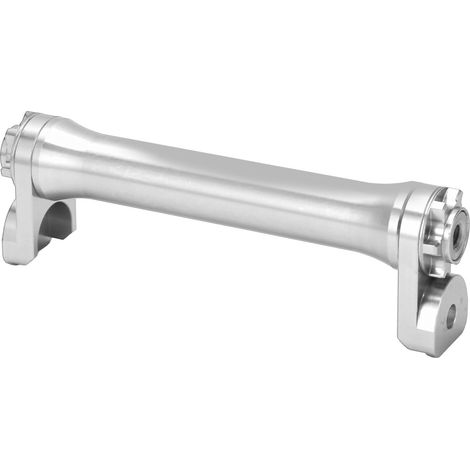 Tige télescopique aluminium pour Brompton 3sixty, longueur ajustable 124mm, couleur argent (1/5)