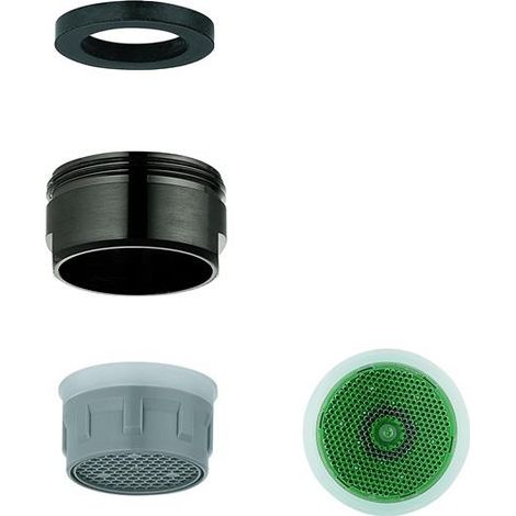 Mousseur 13922 M24x1 graphite dur durci brossé