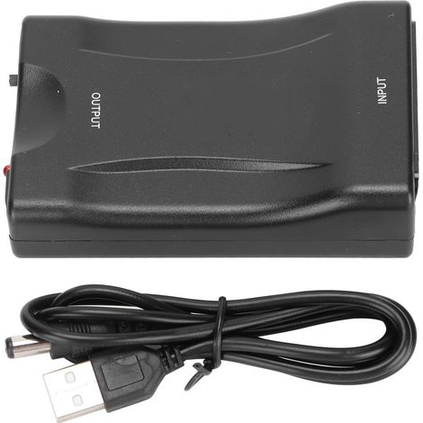 Adaptateur SCART vers HDMI 1080P 60Hz pour Décodeurs et Lecteurs DVD (1/5)