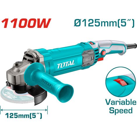 FLEX SMERIGLIATRICE ANGOLARE 125mm 1100W PROFESSIONALE MANDRINO M14 TOTAL