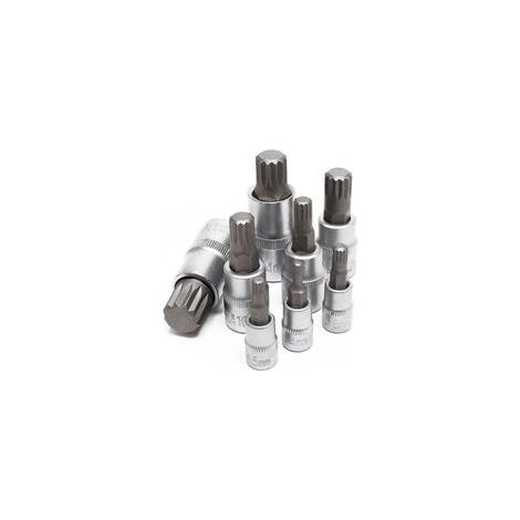 Jeu de douilles XZN Denture multiple 8 Pièces M4 - M16-JUSCH