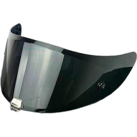 Visière Rpha11 compatible avec HJC HJ26 Rpha 70 St, anti-poussière, coupe-vent, protection UV, écran solaire, plaquée électroplaquée. Couleur : Noir profond. (1/4)