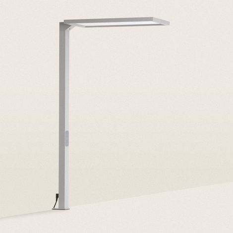 Lampe à Poser LED 70 W Aluminium Dimmable Double Face avec Détecteur de Mouvement et Pince SupremLight 3 Gris