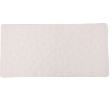 Tapis de bain antidérapant en caoutchouc beige pour douche et baignoire. Protection optimale contre les chutes de savon. (1/3)