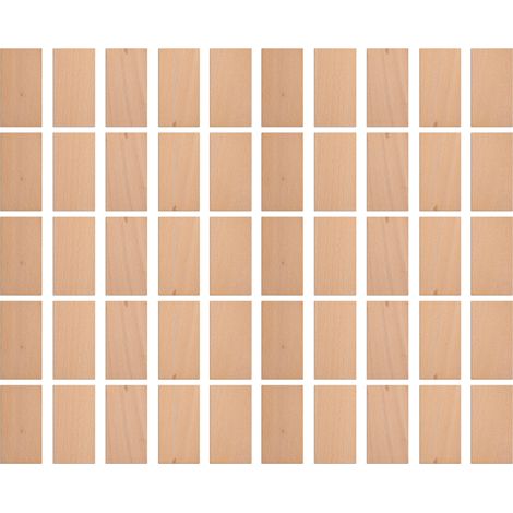 Mèches en bois pour bougies 75 x 40 x 1 mm, lot de 50 pièces (1/5)