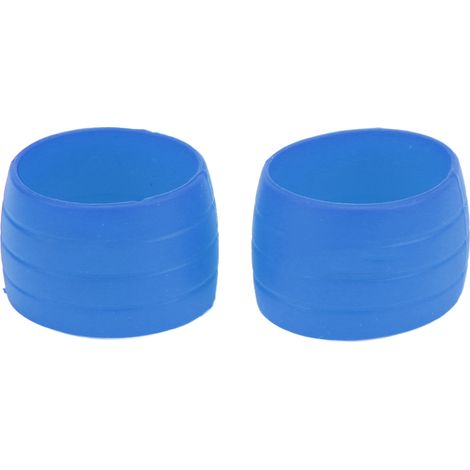 RISK Lenkerband für Rennräder, Befestigungsschlaufen, rutschfestes Silikon-Lenkerband, Schutzhülle, ein Paar, blau (1/5)