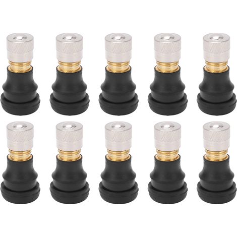 Lot de 10 valves de vide pour pneus tubeless de trottinette électrique Xiaomi M365 Pro (diamètre inférieur à 9 mm), longueur 2 cm. (1/5)