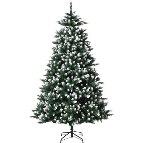 Árbol de Navidad de 210 cm Altura con 2012 Ramas Soporte para Interiores Verde (1/5)