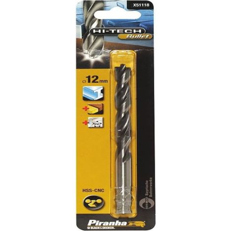 BLACK&DECKER - PUNTA BULLET PER TRAPANO1.2CM