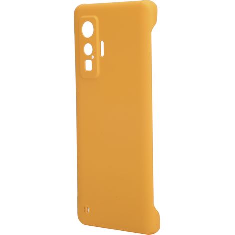 Coque rigide en polycarbonate uni pour IQOO 5Pro, douce pour la peau, aspect givré.