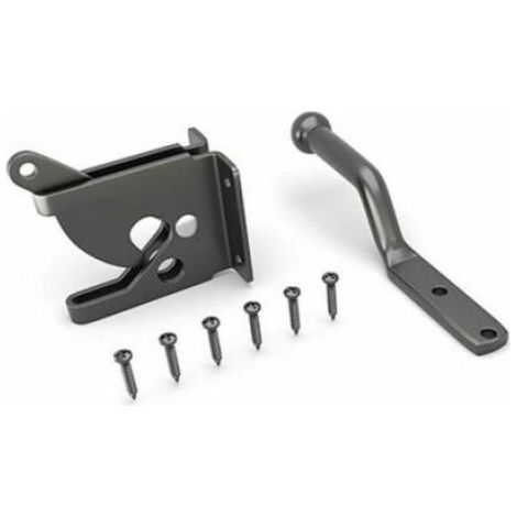 Loquet de porte - - - Acier - Verrouillage automatique - Noir (1/4)