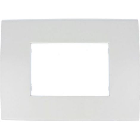 Placca Confort 503 3M Moduli Bianco Compatibile Vimar Arke' SD98003 (1/3)