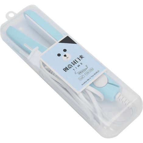 Pince thermique électrique pour sachets alimentaires, machine de scellage pour conservation, 110-220V, bleu, fiche US (1/5)