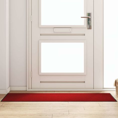 Tappetino Rosso e Nero 60 x 180 cm 100% Poliammide vidaXL