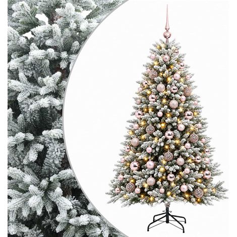 Albero di Natale Artificiale con Palline 240 cm 300 LED vidaXL (1/5)