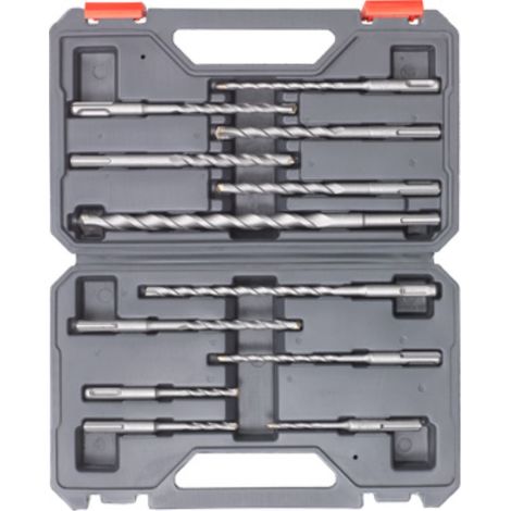 KWB 49240280 SDS-PLUS - CONJUNTO DE ACCESORIOS PARA MARTILLOS PERFORADORES (12 PIEZAS CON CAJA DE ALMACENAMIENTO) (1/3)