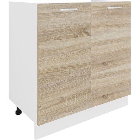 Armadio lavabo larghezza cucina 80 cm Esilo 82x80x46 - VCM