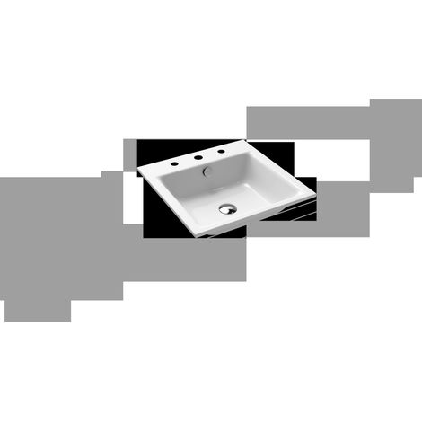 Kaldewei PURO lavabo à encastrer 3150 460x460x14 mm, (1/5)