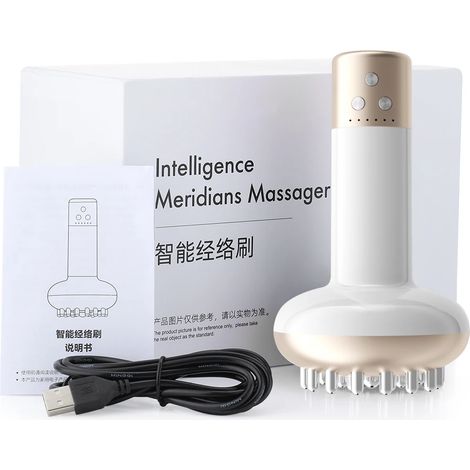 Massage Gua Sha à microcourant électrique, brosse méridienne, anti-cellulite, grattage du dos, amincissement corporel par infrarouge, drainage lymphatique-AquaForge