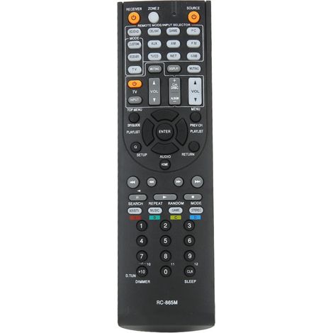Ersatzfernbedienung RC-865M, kompatibel mit ONKYO TX-NR525 AV-Receiver (1/5)