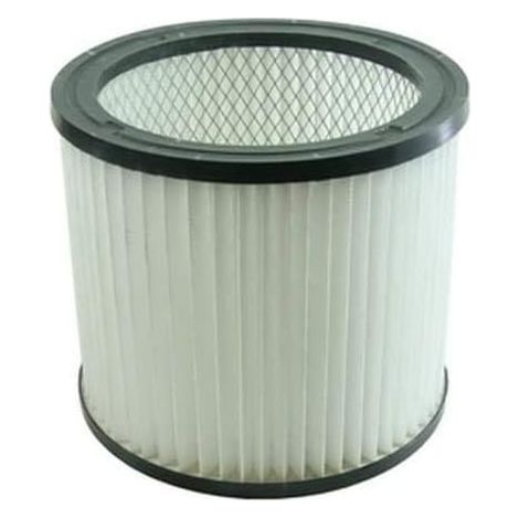 Filtre Cylindrique À Lamelles - 1 Pièce - Cellulose Lavable - Pour Aspirateur Eau Et Poussière - Compatible Einhell Metabo Parkside - Ø185mm