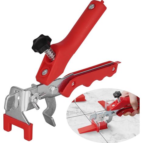 Système Nivellement Carrelage, Pince Sol Localisateur Carrelage Installation Outils Pour Entretoises Mur Sol, pour Aide à la Pose de Carreaux (1/5)