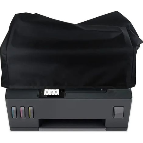 Housse de protection universelle pour imprimante contre la poussière et l'eau (noire, dimensions : 50 x 40 x 30 cm) (1/5)