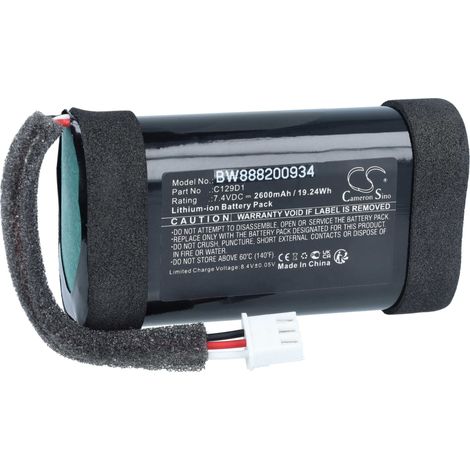 vhbw Batería compatible con Bang & Olufsen BeoPlay P6 altavoces  cajas acústicas (2600 mAh, 7,4 V, Li-Ion) (1/5)