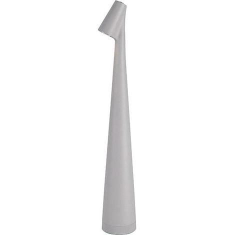 Lámpara de mesa inalámbrica e impermeable, ideal para dormitorios, salas de estar y mesitas de noche, con 3 niveles de brillo (blanca, 1 unidad). (1/5)