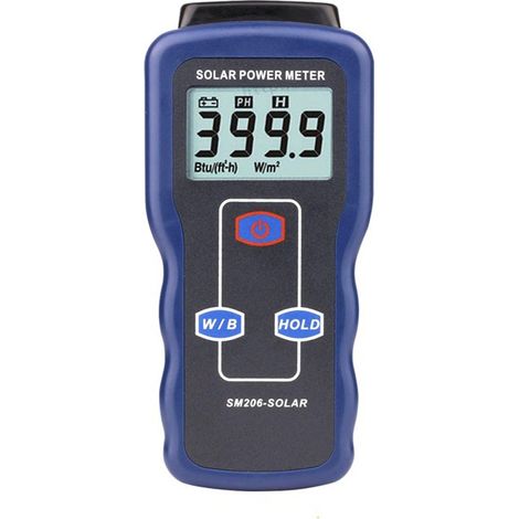 Instrumento de medición de radiación solar, medidor digital de energía solar SM206 (1/5)