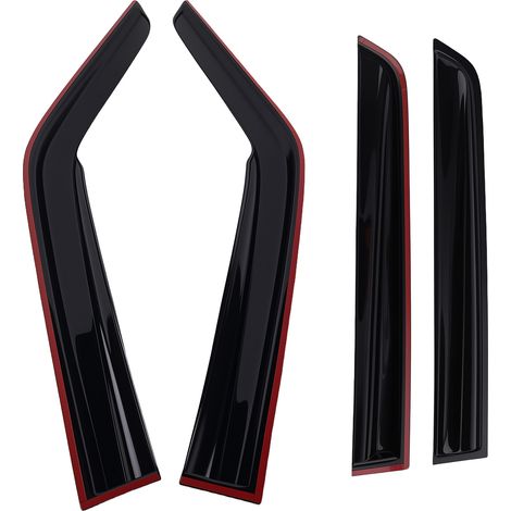 Wind Deflectors for Nissan Juke 2010-2019 Outside Mount Black Set (1/5)