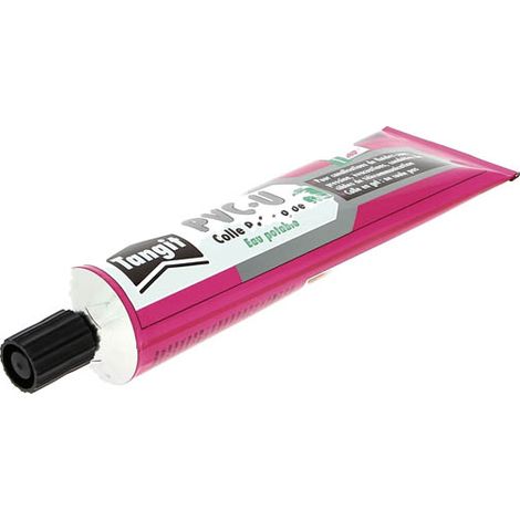 Tangit – Colle gel PVC rigide pour canalisations – Soudure à froid – Haute pression jusqu'à 16 bars – Application facile en gel – Tube 125gr