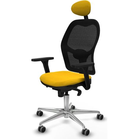 Piqueras-y-crespo Silla Ergonómica Moderna Amarilla (1/3)