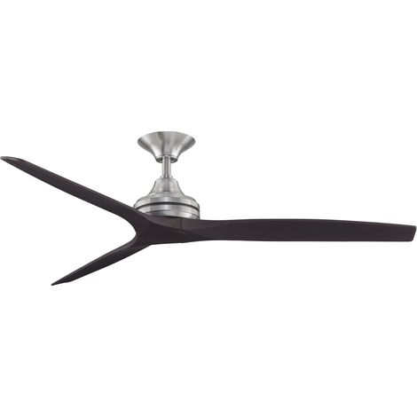 Ceiling fan Spitfire 152cm / 60" Chrome & Walnut (1/3)
