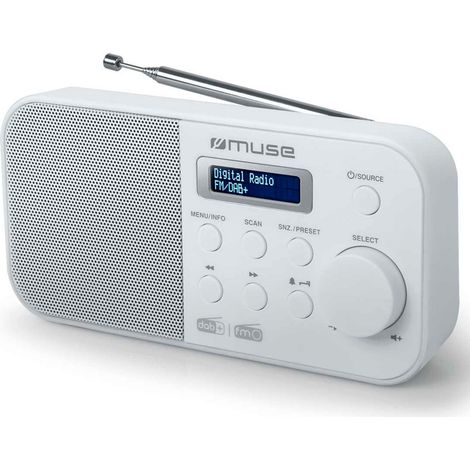 radio portatile digitale bianca - M-109DBW - Muse