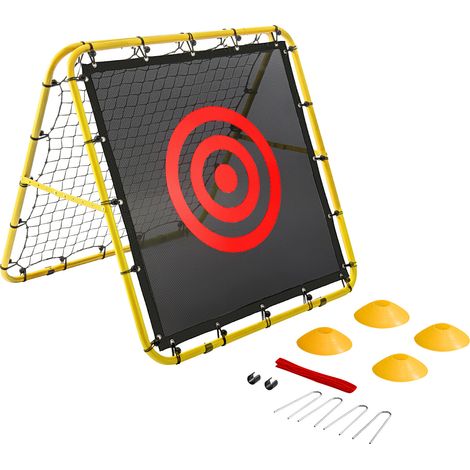 Trintion Football Rebounder Net Double Sided 100x110x100cm Adjustable Soccer Goal Kickback Target Portable Training Equipment (1/5)