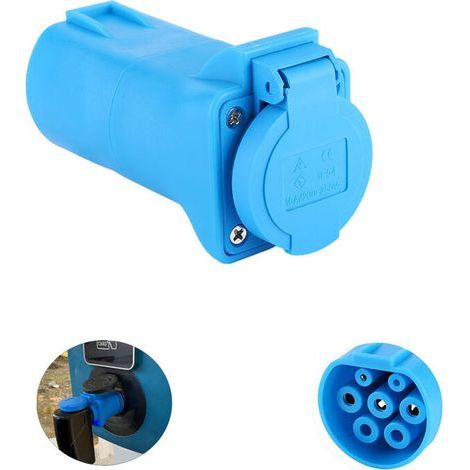 Câble de recharge voiture électrique 10/16A 220V – Adaptateur prise conversion 3kW – Compatible camping-cars et scooters (1/5)