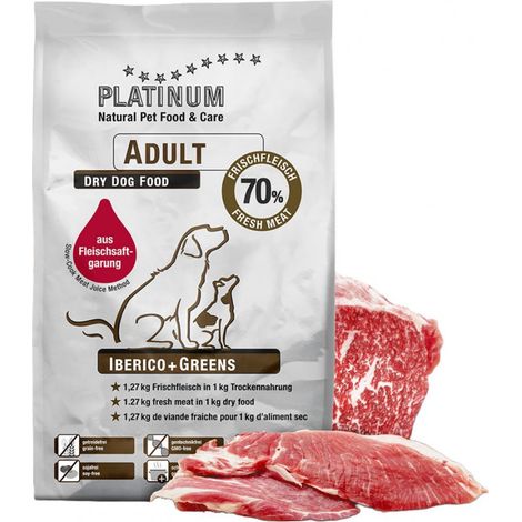 PLATINUM Adult Iberico - aliment semi-humide pour chien - 5 kg