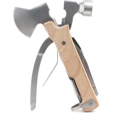 Multioutil En Bois 10 En 1 - Outil Multifonction Pour Coupe De Bois Et Réparations Domestiques - 1 Pièce (1/2)