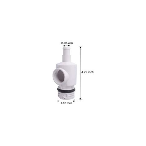 D29 UWF Polaris connecteur rapide piscine corps de soupape de sécurité D29 pour 180 280 380 3900 Polaris (1/5)