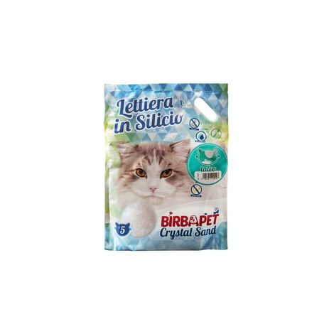 LETTIERA BIRBAPET GATTO SILICIO TALCO 5 L