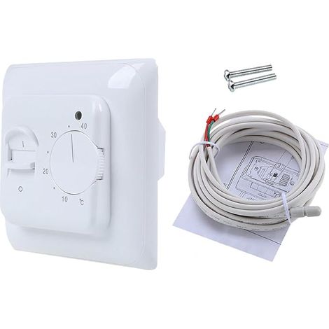 Room thermostat for underfloor heating, electric control (1/5)