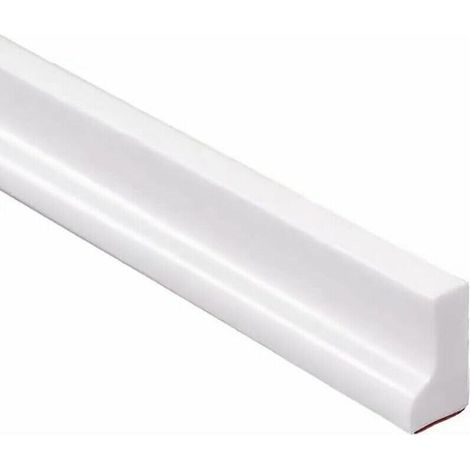 -Barra di soglia antiallagamento, guarnizione interna per porta pieghevole, striscia a parete per doccia e vasca per separazione tra umido e asciutto, adatta per cucina e bagno (100 cm) (1/4)