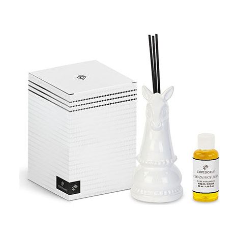 Cupido&Co. Diffusore Cavallo Scacchi 50 Ml H 145 Mm Bianco con Scatola