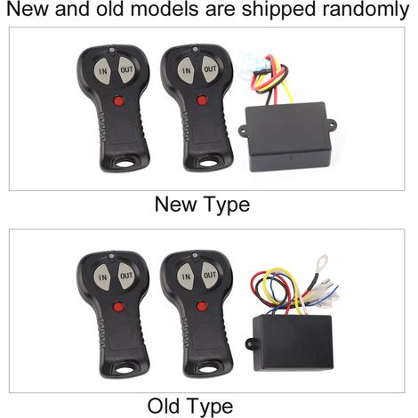 Paire de télécommandes pour treuil électrique 12V, exclusivité entrepôt à l'étranger. (1/5)