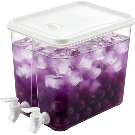 dispenser 8 liter beverage dispenser double spigot dispenser (1/5)